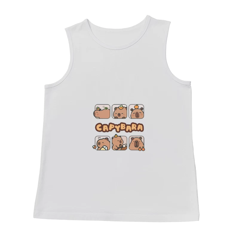 Illustrations mignonnes de Capybara Homme Débardeur