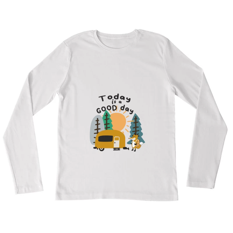 Heute ist ein guter Tag im Wald Damen Langarm T-Shirt