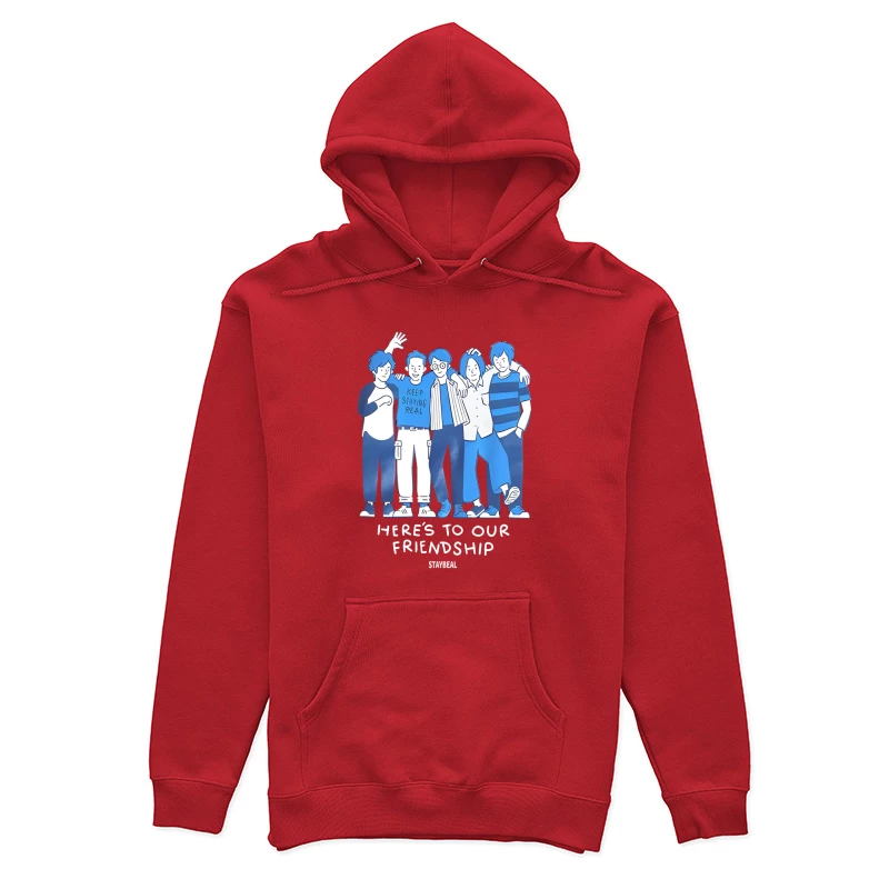 Freunde feiern Zusammenhalt Damen Pullover Hoodie