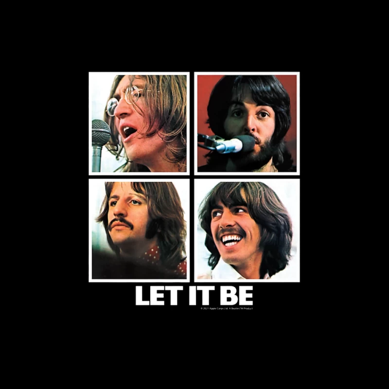 Four Classic Snapshots from The Let It Be Recording Sessions Pin