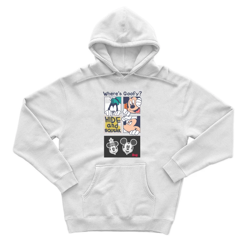 Wo ist Goofy? Verstecken und Quietschen Herren Pullover Hoodie