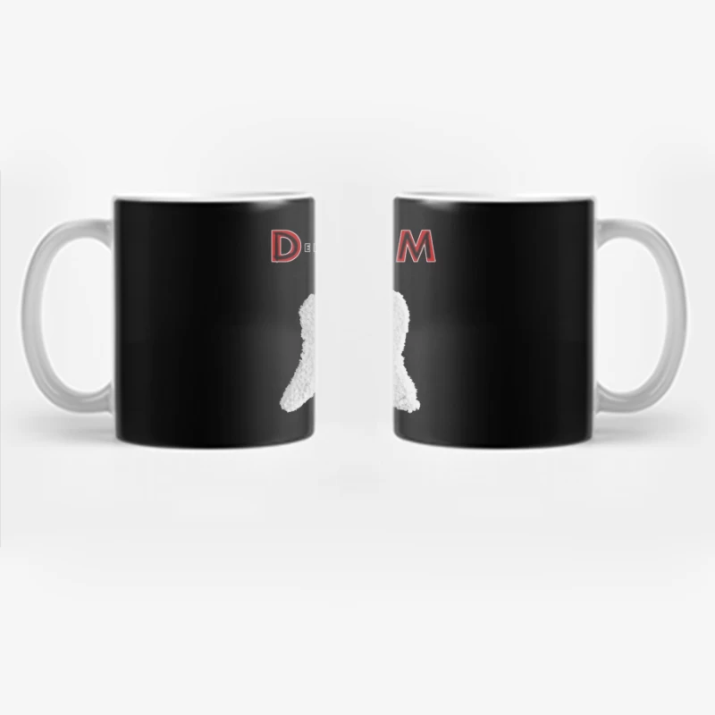 Depeche Mode Angel Wings Logo Design Coffee Mug