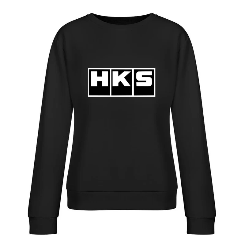 HKS Automotive Performance Brand Logo Female Pullover Sweatshirt