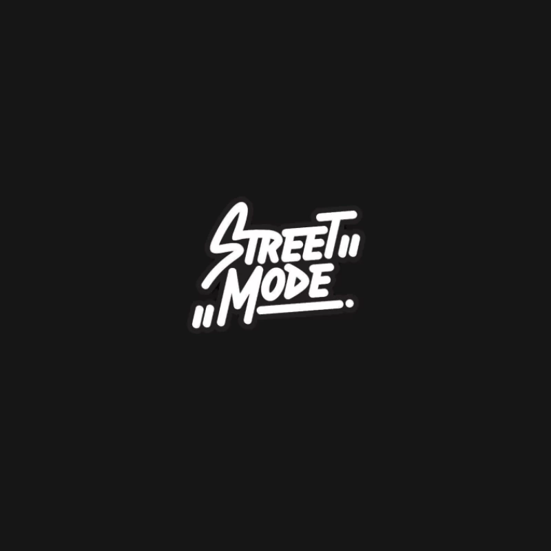 Street Mode Graffiti-Schriftzug Herren T-Shirt