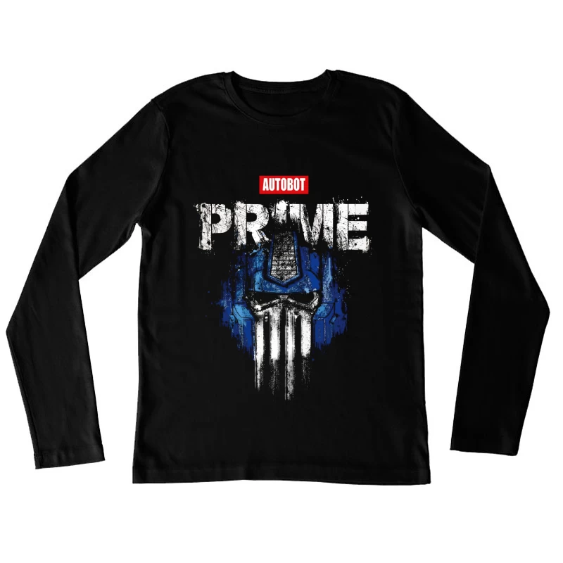 Futuristic Warrior – Cybernetic Legend Female Long Sleeve T-Shirt