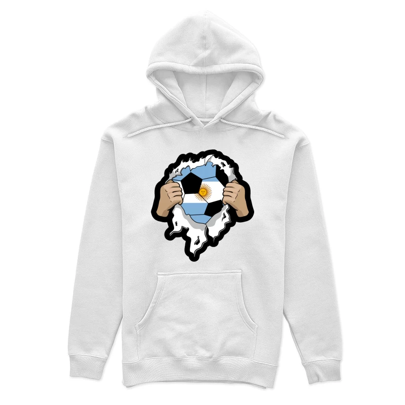 Argentinische Fußballleidenschaft Damen Pullover Hoodie