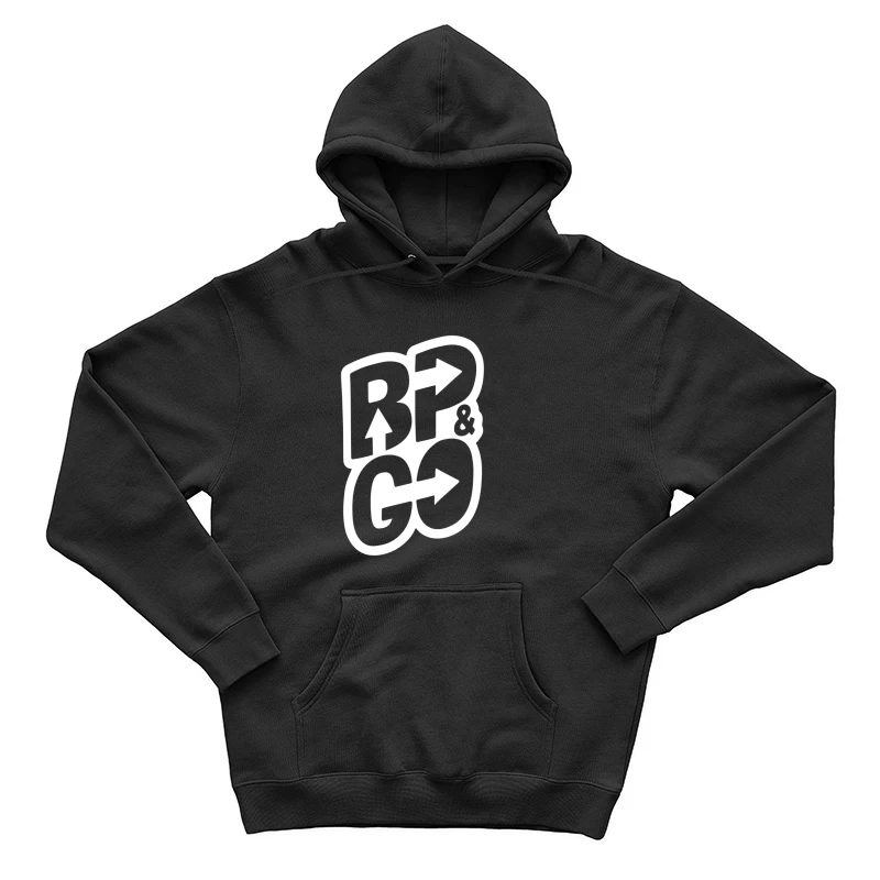 BP und GO Logo Design Herren Pullover Hoodie