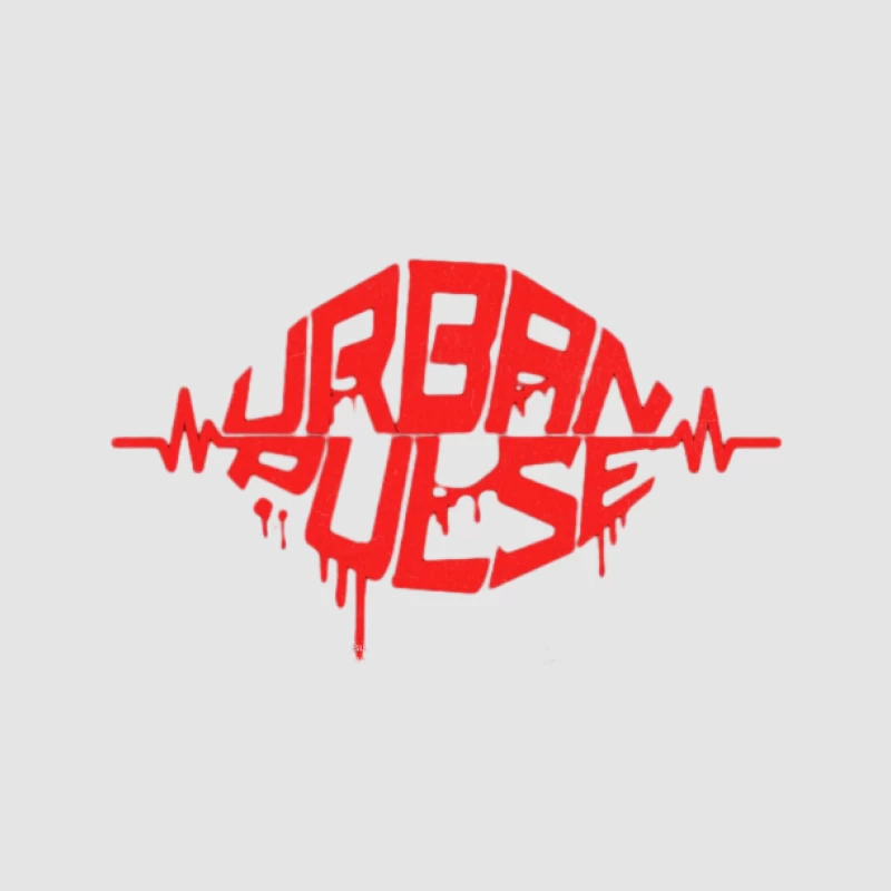 Design urbain avec motif de pulsation Homme Sweat à capuche