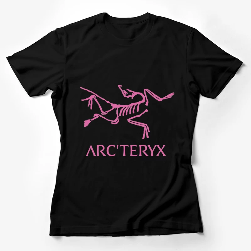 Archeopteryx Logo in Rosa Damen T-Shirt