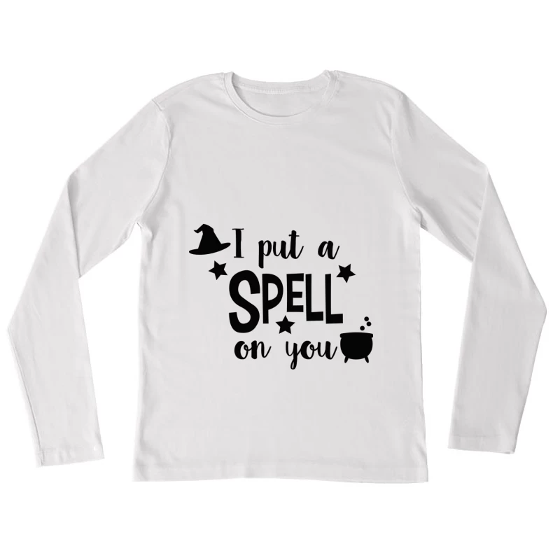 Design de sorcellerie festive Femme Manches Longues T-Shirt