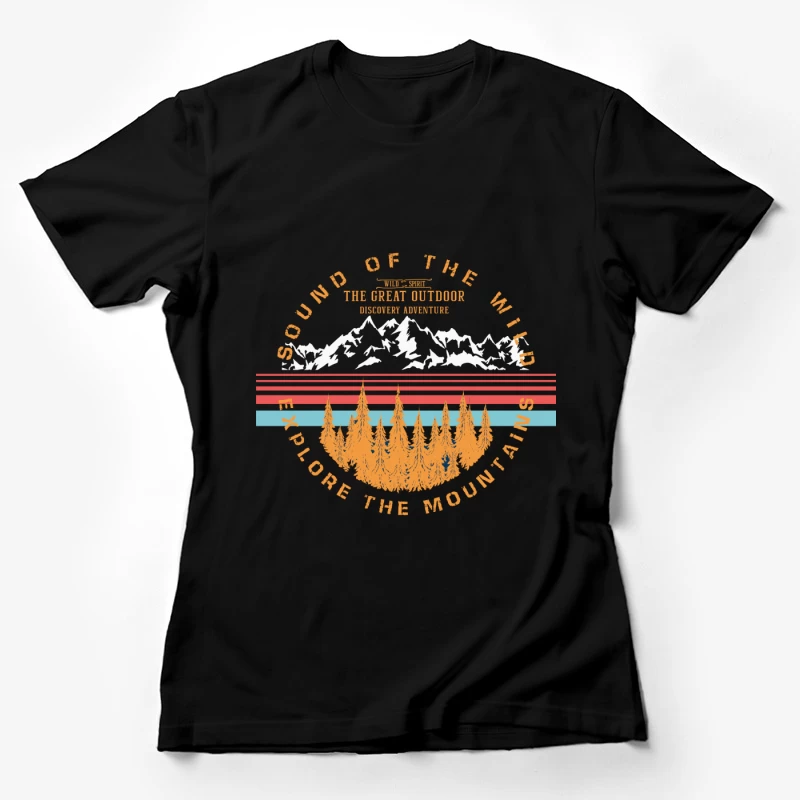 Entdeckung im Gebirge: Klang der Wildnis Damen T-Shirt