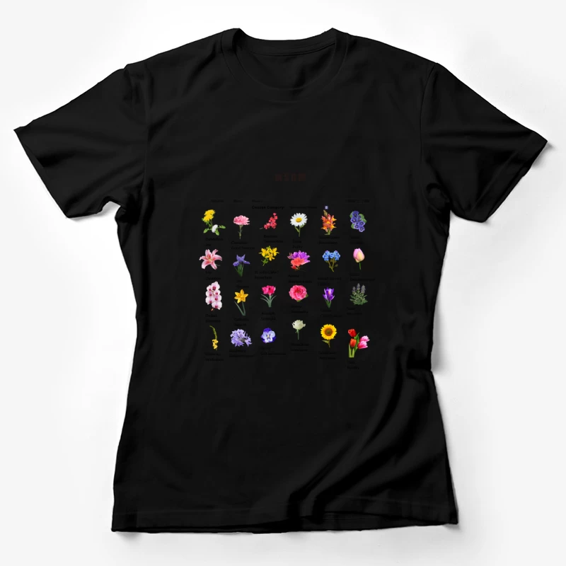 Blumenübersicht Damen T-Shirt
