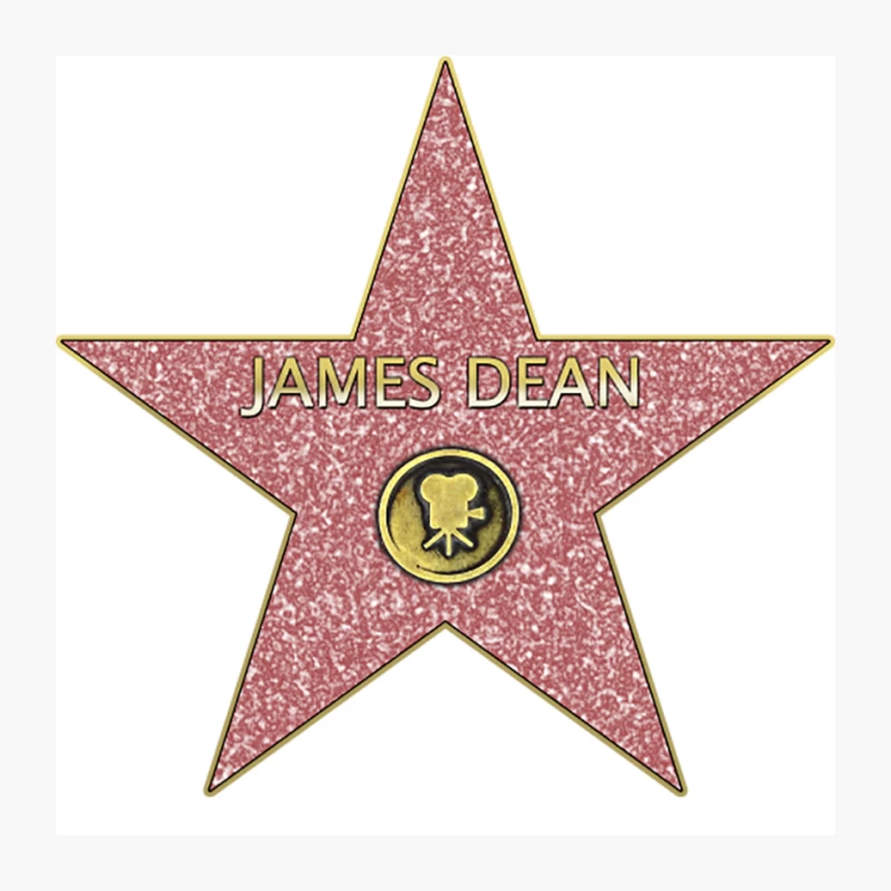 James Dean_s Hollywood Star Pin