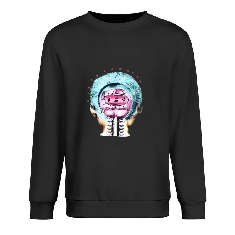Cerveau Rétro avec Logo Homme Sweat-shirt à enfiler