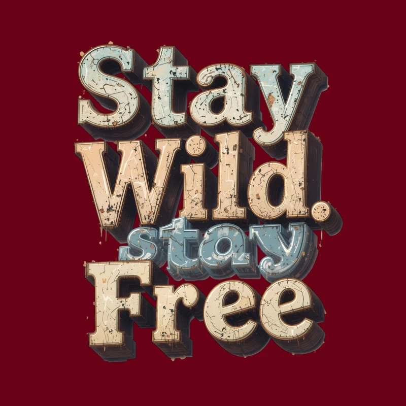 Stay Wild Inspiration Throw Pillow