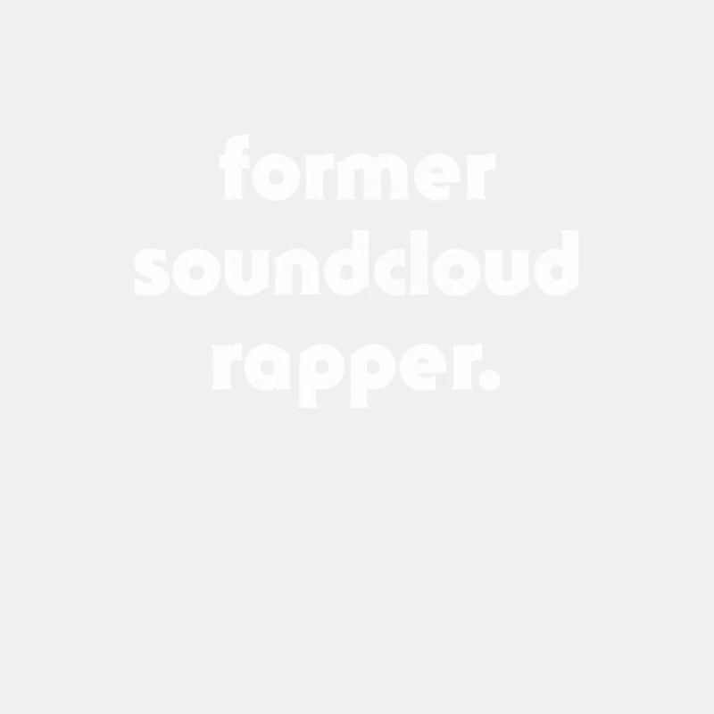 Former Soundcloud Rapper Male Tank Top