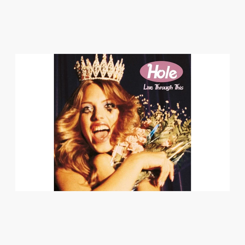 Hole Band's 'Live Through This' Alternative Rock Album Cover from 1994 Travel Mug