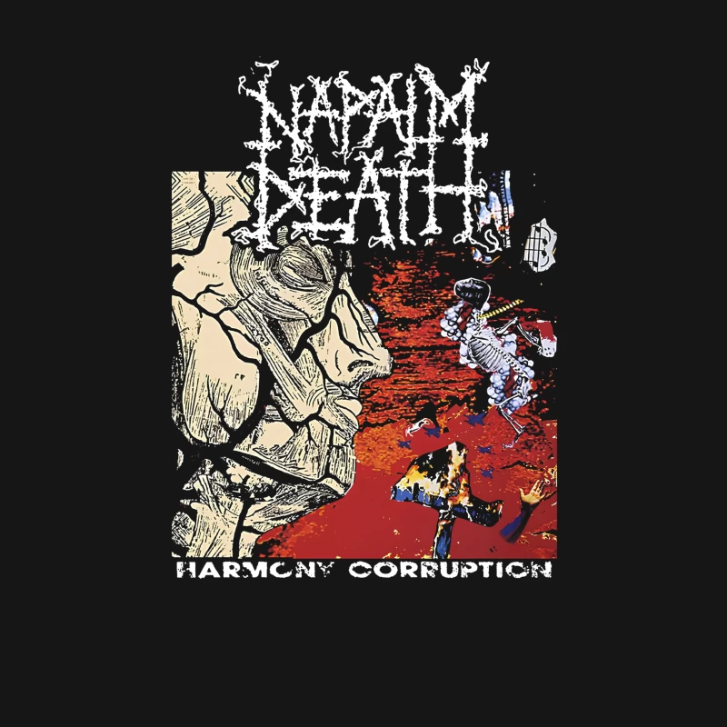 Napalm Death Harmony Coruption Male Long Sleeve T-Shirt