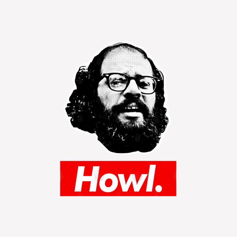 Allen Ginsberg Howl Aesthetic Tribute Design Female T-Shirt