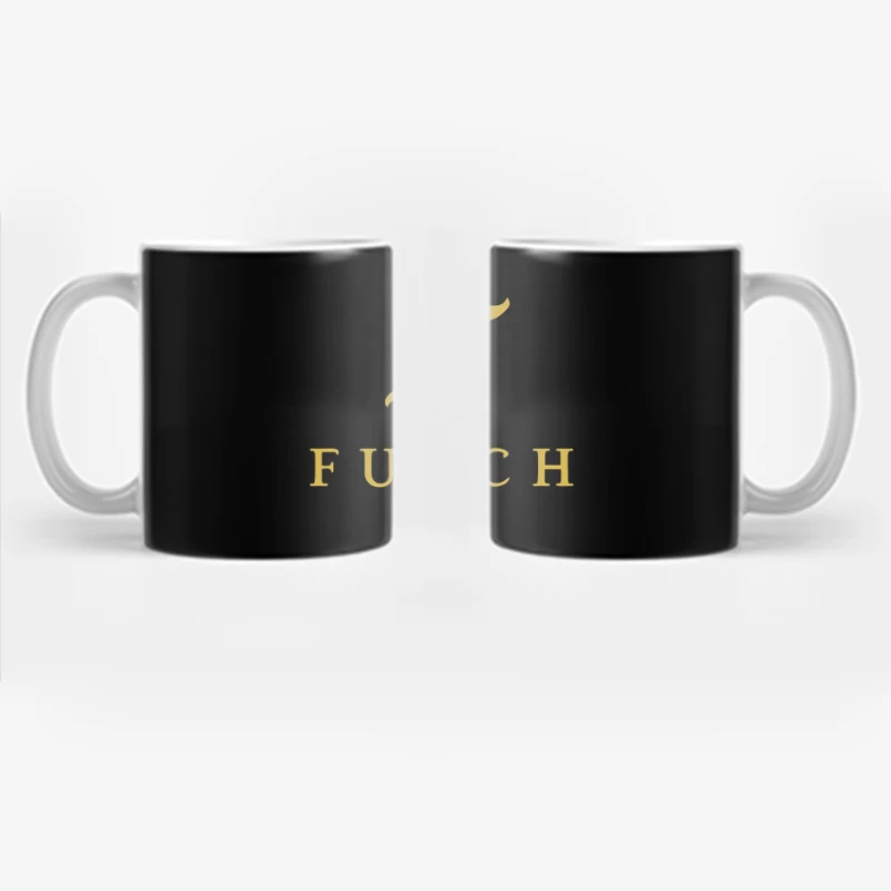 Furch Gold Logo - Luxury Minimalist Typography Design Coffee Mug