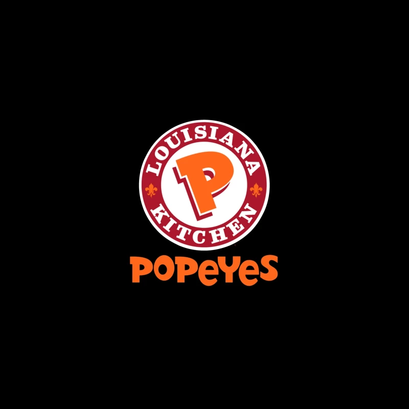 Popeyes Louisiana Kitchen Restaurant Logo Design Travel Mug