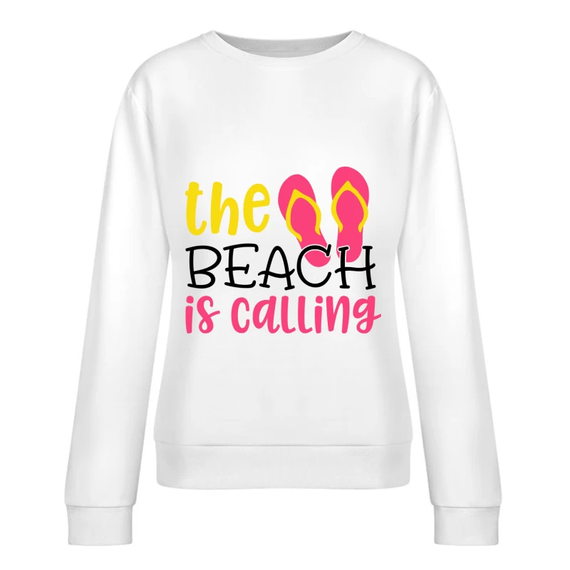 Vacances d'été à la plage Femme Sweat-shirt à enfiler