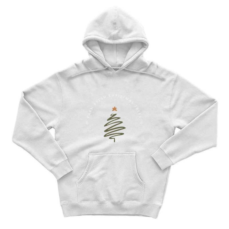 Alberi di Natale freschi Felpa con cappuccio Uomo