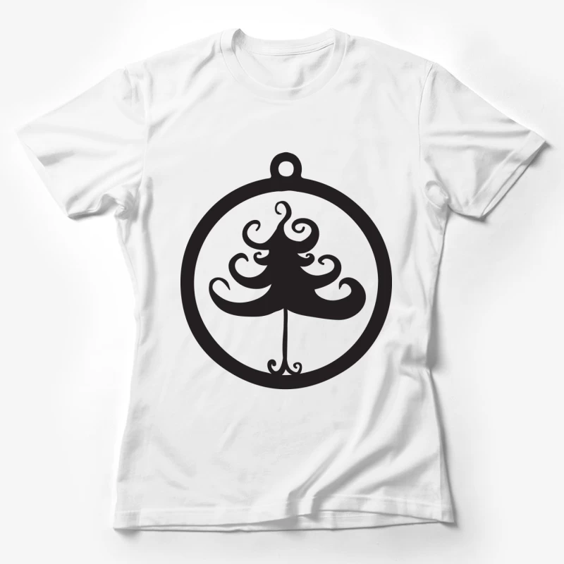 Ornement en forme d'arbre Femme T-Shirt