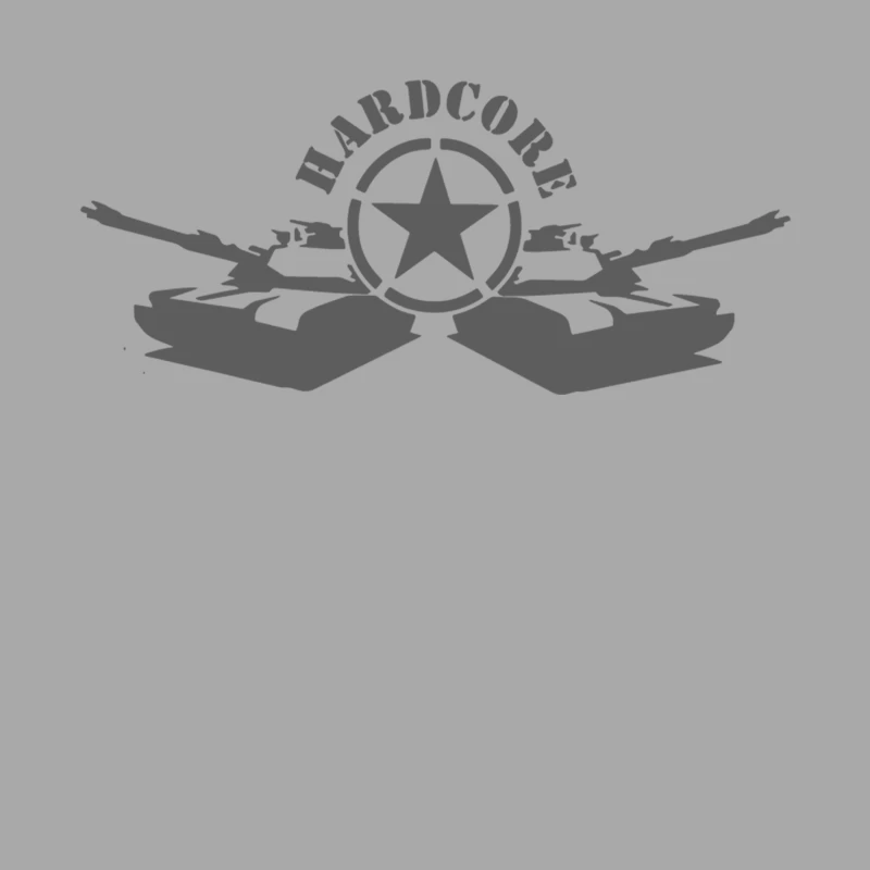 Hardcore Male Pullover Hoodie