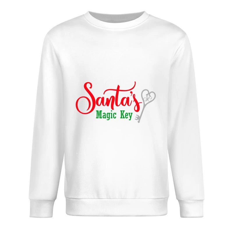 Clé magique de Noël Homme Sweat-shirt à enfiler