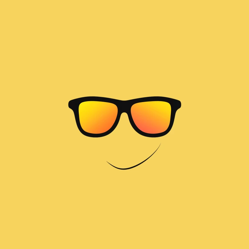 Cool Sunglasses Emoji with Smile Bucket Hat