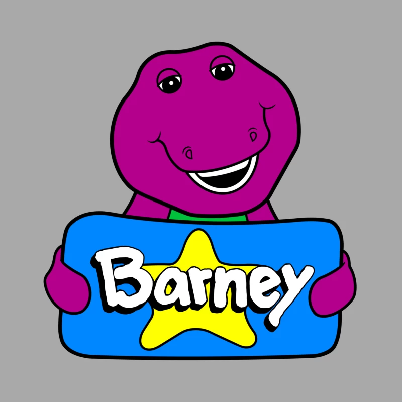 BARNEY'S retro Male Pullover Hoodie