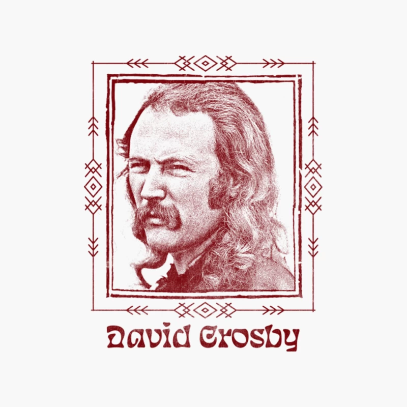 David Crosby   Retro Faded Style Fan Design Cotton Tote Bag