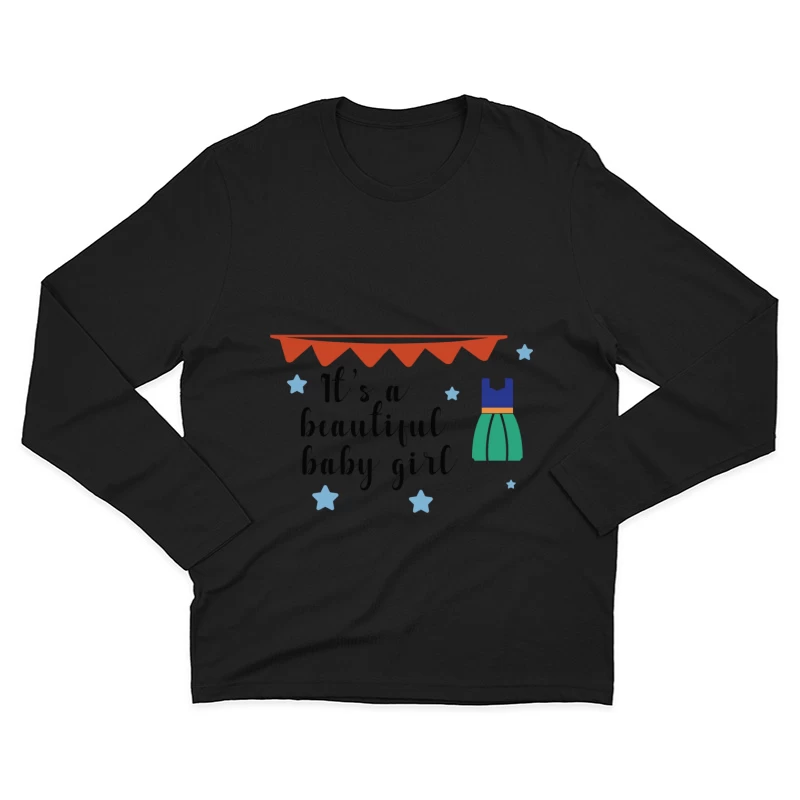 Bulle de Fête pour Fille Nouveau-née Homme Manches Longues T-Shirt