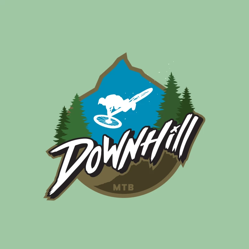 Downhill Mountain Biking Tapestry