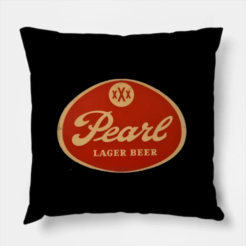 Pearl Beer Throw Pillow