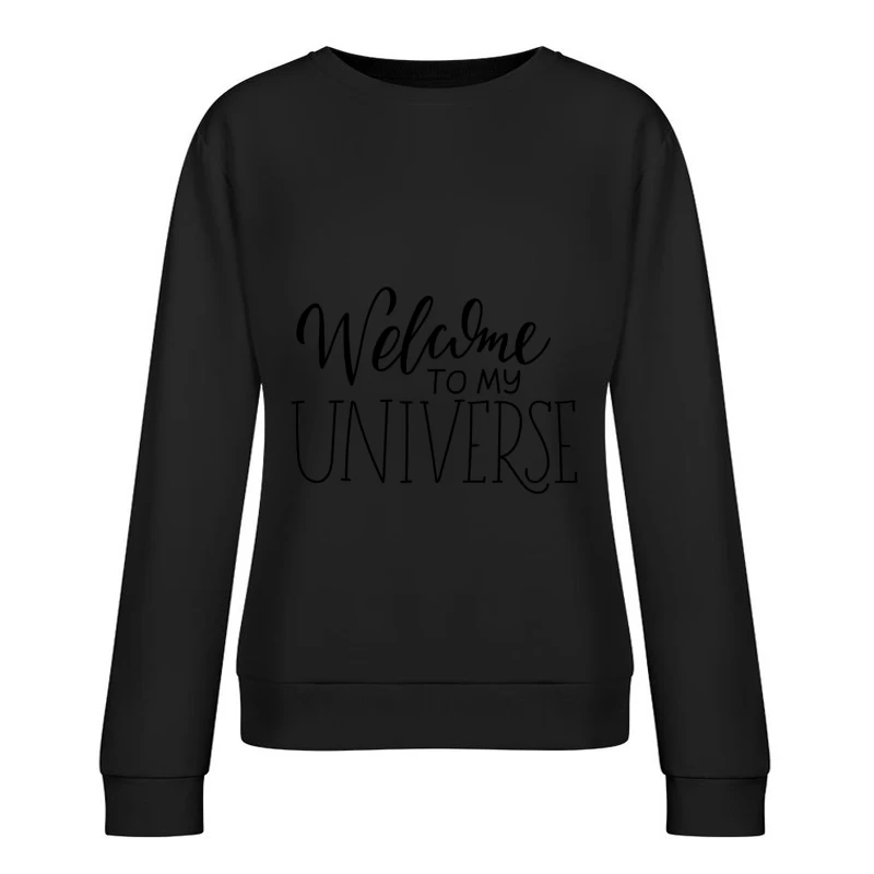 Bienvenue dans mon univers Femme Sweat-shirt à enfiler