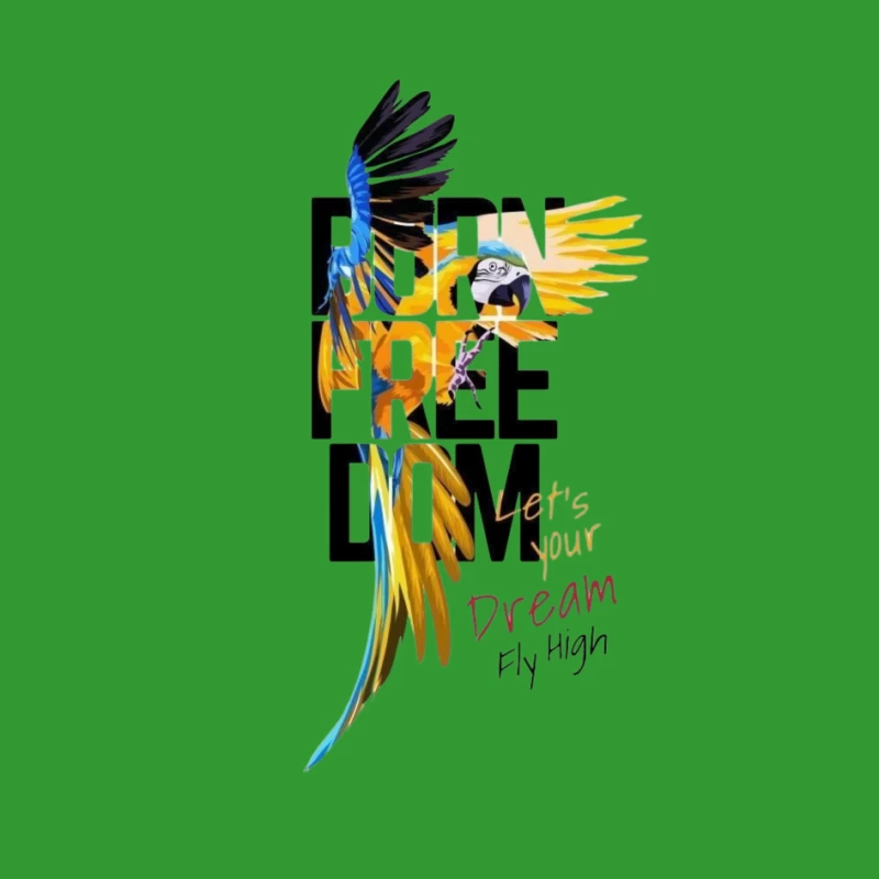 Born Free: Let Your Dreams Fly High Pin