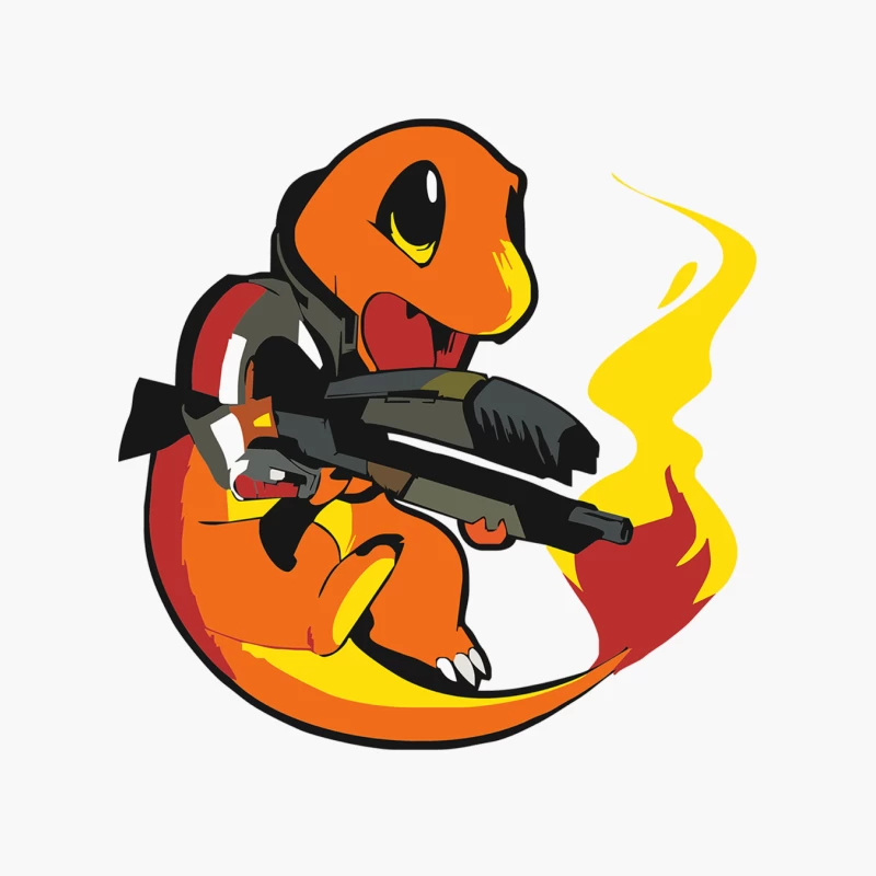 Charmander Shepard Cotton Tote Bag