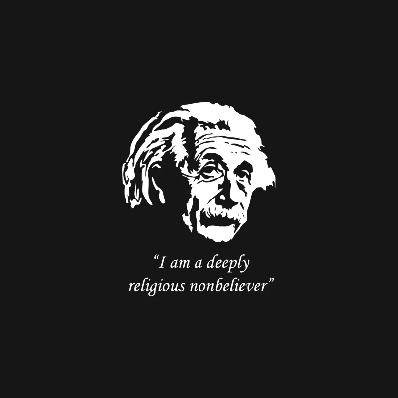 Albert Einstein_s Non Believer Desk Mat