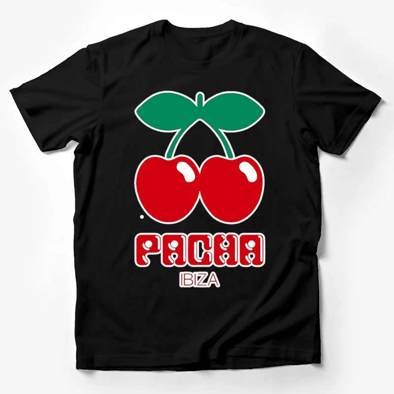 Pacha Ibiza Nightclub's Iconic Cherry Logo Male T-Shirt