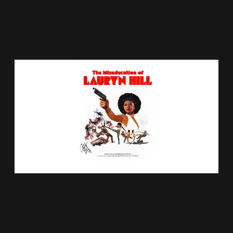 Lauryn-Retro Cool Art Desk Mat
