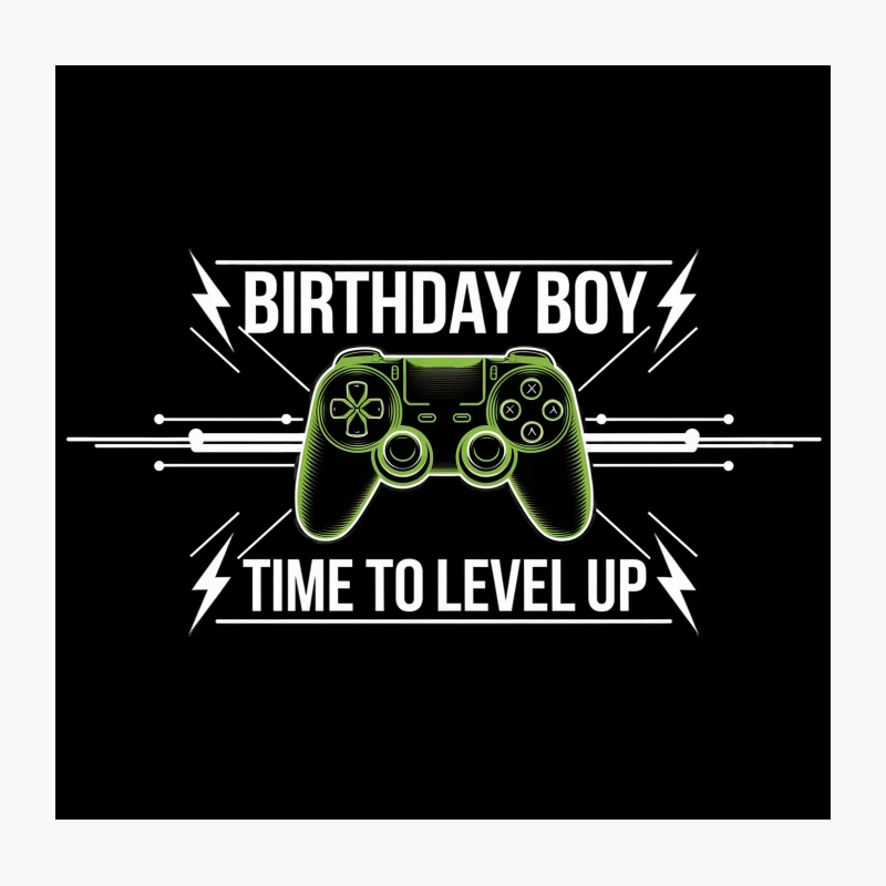Neon Green PlayStation Game Controller: Modern Gaming Technology Throw Pillow