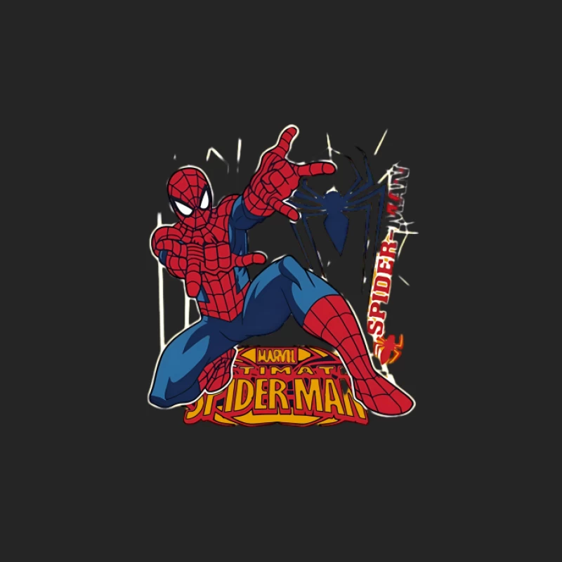 Ultimativer Spider-Man Comic Design Damen Pullover Sweatshirt