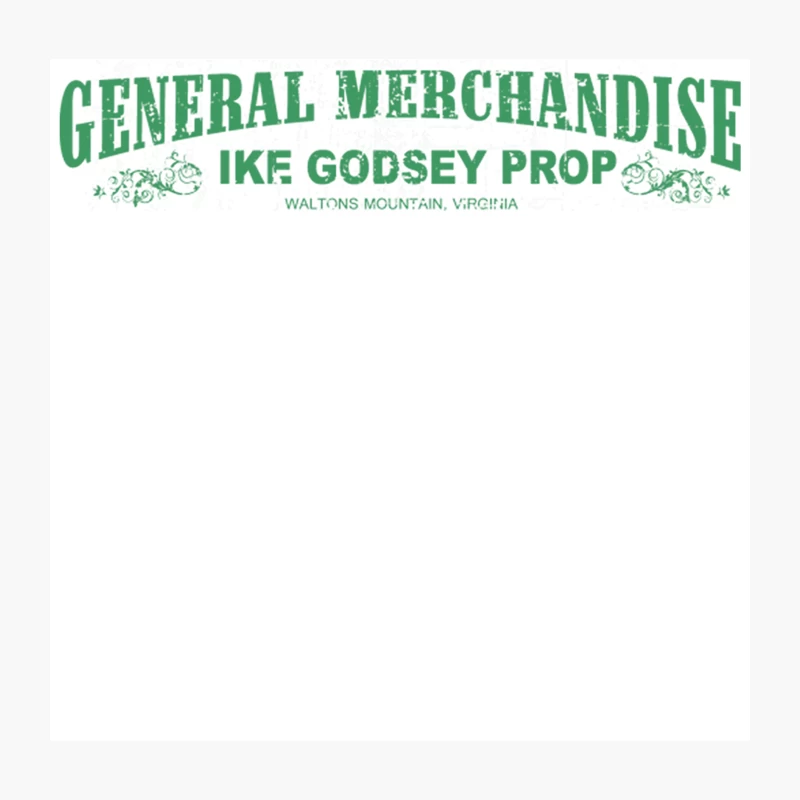Ike Godsey_s General Merchandise - From The Waltons Throw Pillow