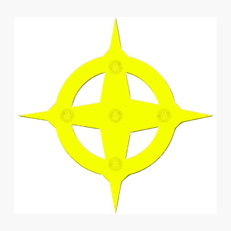Quasar Hero Insignia Throw Pillow