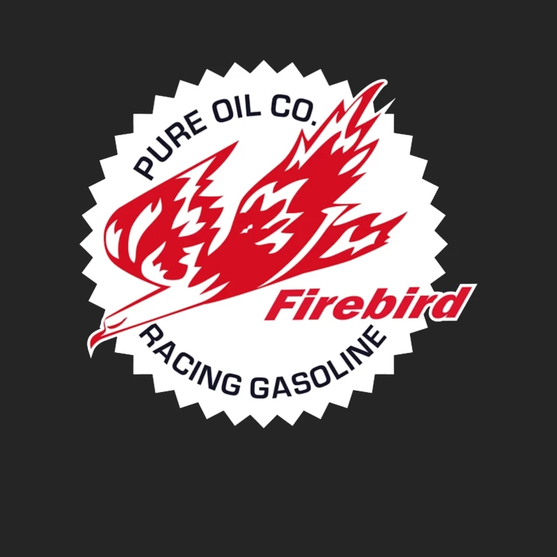 Vintage Pure Oil Company Firebird Racing Gasoline Logo Male Pullover Sweatshirt