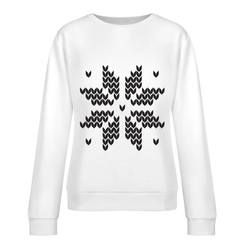 Motif géométrique en chevrons Femme Sweat-shirt à enfiler