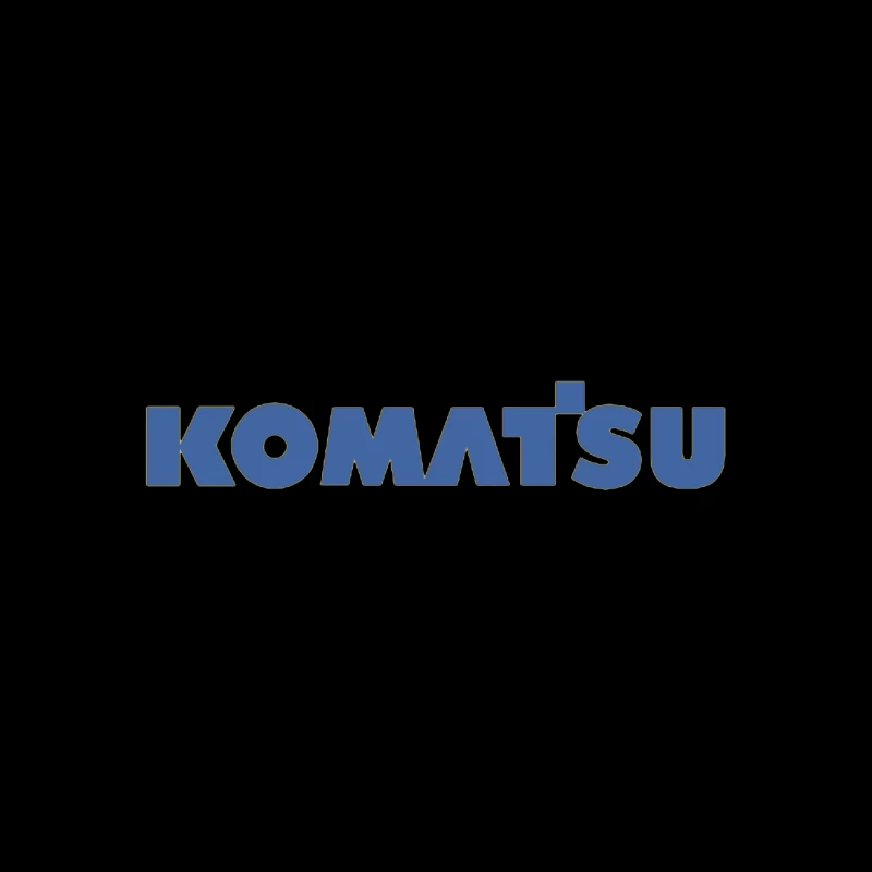 Komatsu Industrial Equipment Company Logo in Blue Mouse Pad