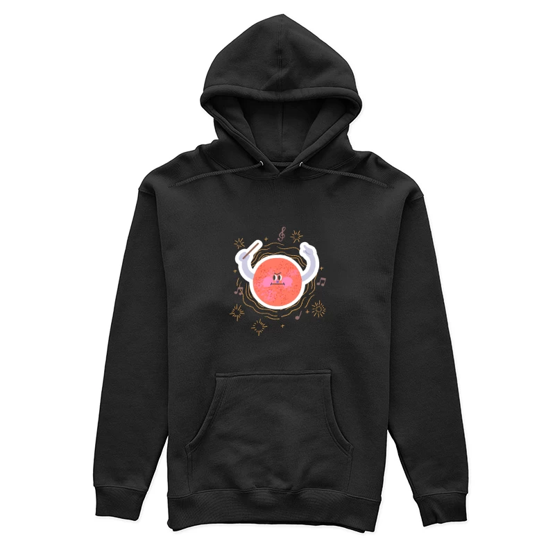 Musikalisches Trommelwesen Damen Pullover Hoodie